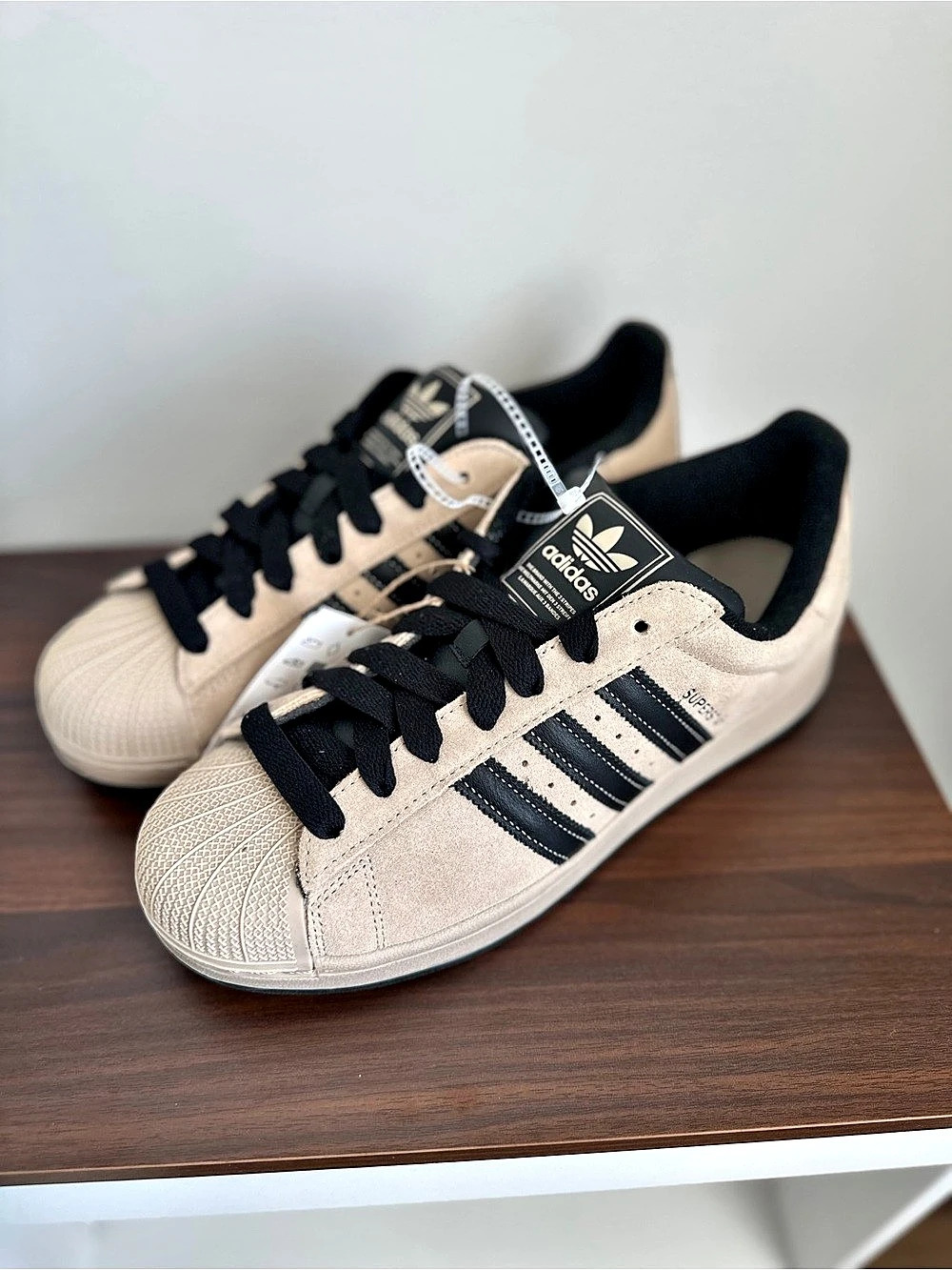 Adidas Originals Superstar II Suede Stone Khaki Black IH9320 Size Men's 10 / Wmn